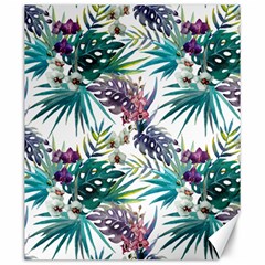 Tropical Flowers Pattern Canvas 20  X 24  by goljakoff