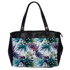 Tropical Flowers Pattern Oversize Office Handbag by goljakoff