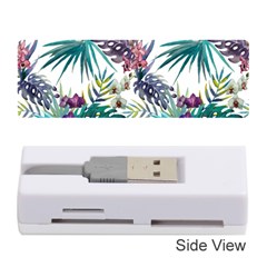 Tropical Flowers Pattern Memory Card Reader (stick) by goljakoff