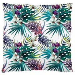 Tropical Flowers Pattern Large Cushion Case (two Sides)