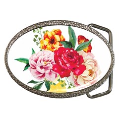 Garden Flowers Belt Buckles by goljakoff