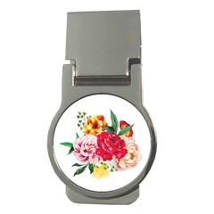 Garden Flowers Money Clips (round)  by goljakoff