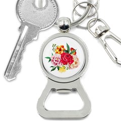 Garden Flowers Bottle Opener Key Chain by goljakoff