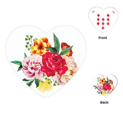 Garden Flowers Playing Cards Single Design (heart) by goljakoff