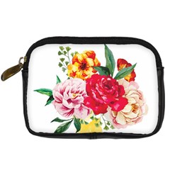 Garden Flowers Digital Camera Leather Case by goljakoff