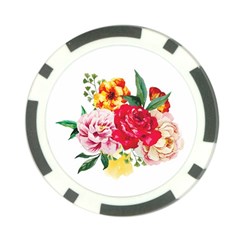 Garden Flowers Poker Chip Card Guard (10 Pack) by goljakoff