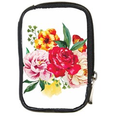 Garden Flowers Compact Camera Leather Case by goljakoff