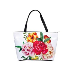 Garden Flowers Classic Shoulder Handbag