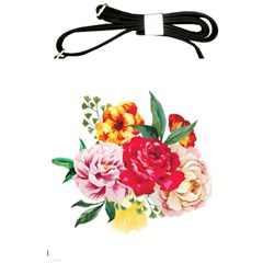 Garden Flowers Shoulder Sling Bag by goljakoff