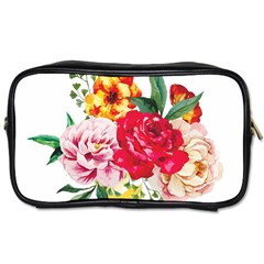 Garden Flowers Toiletries Bag (one Side) by goljakoff