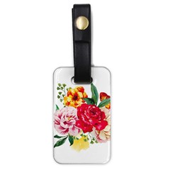 Garden Flowers Luggage Tag (one Side) by goljakoff