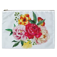 Garden Flowers Cosmetic Bag (xxl) by goljakoff