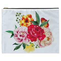 Garden Flowers Cosmetic Bag (xxxl) by goljakoff