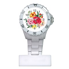 Garden Flowers Plastic Nurses Watch by goljakoff