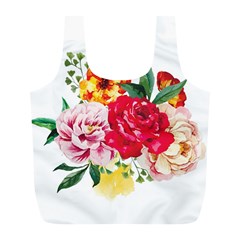 Garden Flowers Full Print Recycle Bag (l) by goljakoff