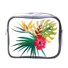 Tropical Flowers Mini Toiletries Bag (one Side) by goljakoff