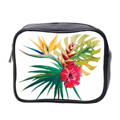 Tropical Flowers Mini Toiletries Bag (two Sides) by goljakoff