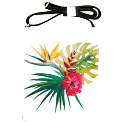 Tropical Flowers Shoulder Sling Bag by goljakoff