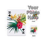 Tropical flowers Playing Cards 54 Designs (Mini) Front - Club10