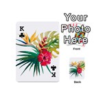 Tropical flowers Playing Cards 54 Designs (Mini) Front - ClubK