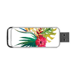 Tropical Flowers Portable Usb Flash (one Side) by goljakoff