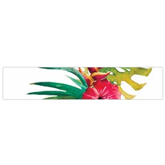 Tropical Flowers Small Flano Scarf by goljakoff