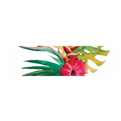 Tropical Flowers Satin Scarf (oblong) by goljakoff