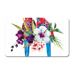 Tropical Parrots Magnet (rectangular) by goljakoff