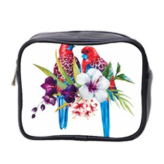 Tropical Parrots Mini Toiletries Bag (two Sides) by goljakoff