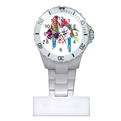 Tropical Parrots Plastic Nurses Watch by goljakoff