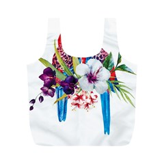 Tropical Parrots Full Print Recycle Bag (m) by goljakoff