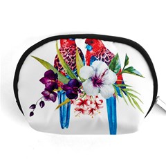 Tropical Parrots Accessory Pouch (medium) by goljakoff