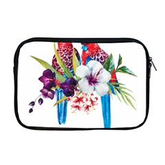 Tropical Parrots Apple Macbook Pro 17  Zipper Case by goljakoff