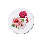 Flawers Rubber Coaster (Round)  Front