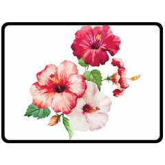 Flawers Fleece Blanket (large)  by goljakoff