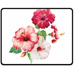 Flawers Fleece Blanket (medium)  by goljakoff