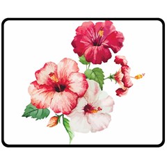 Flawers Double Sided Fleece Blanket (medium)  by goljakoff