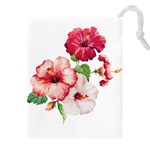 Flawers Drawstring Pouch (4XL) Front