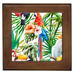 Jungle Framed Tile by goljakoff