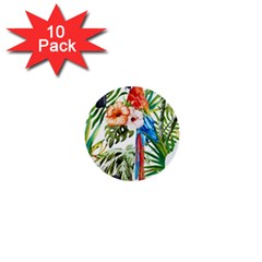 Jungle 1  Mini Buttons (10 Pack)  by goljakoff