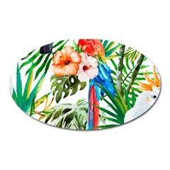 Jungle Oval Magnet by goljakoff