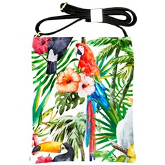 Jungle Shoulder Sling Bag by goljakoff