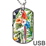 Jungle Dog Tag USB Flash (One Side) Front