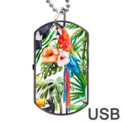 Jungle Dog Tag Usb Flash (two Sides) by goljakoff