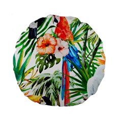 Jungle Standard 15  Premium Round Cushions by goljakoff