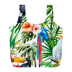 Jungle Full Print Recycle Bag (l) by goljakoff