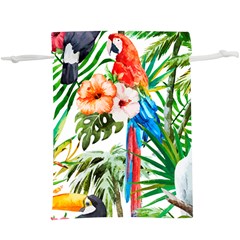 Jungle  Lightweight Drawstring Pouch (xl) by goljakoff