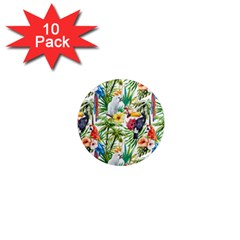 Jungle Birds 1  Mini Magnet (10 Pack)  by goljakoff