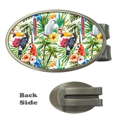 Jungle Birds Money Clips (oval)  by goljakoff