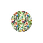 Jungle birds Golf Ball Marker Front